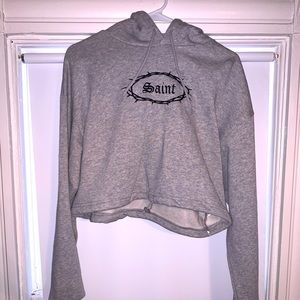 Crop hoodie